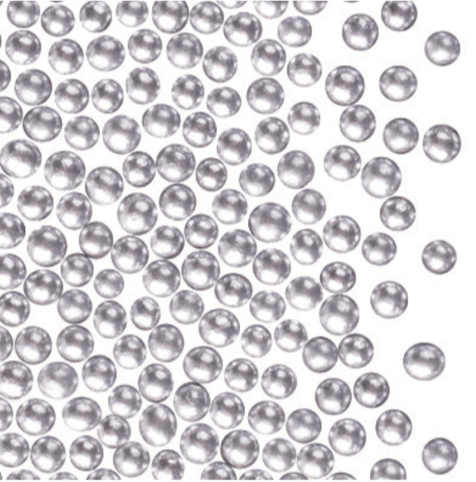 Mergeluse din zahar PERLE AGRGINTIU MARI 4mm 1,2 kg 091926 BARB