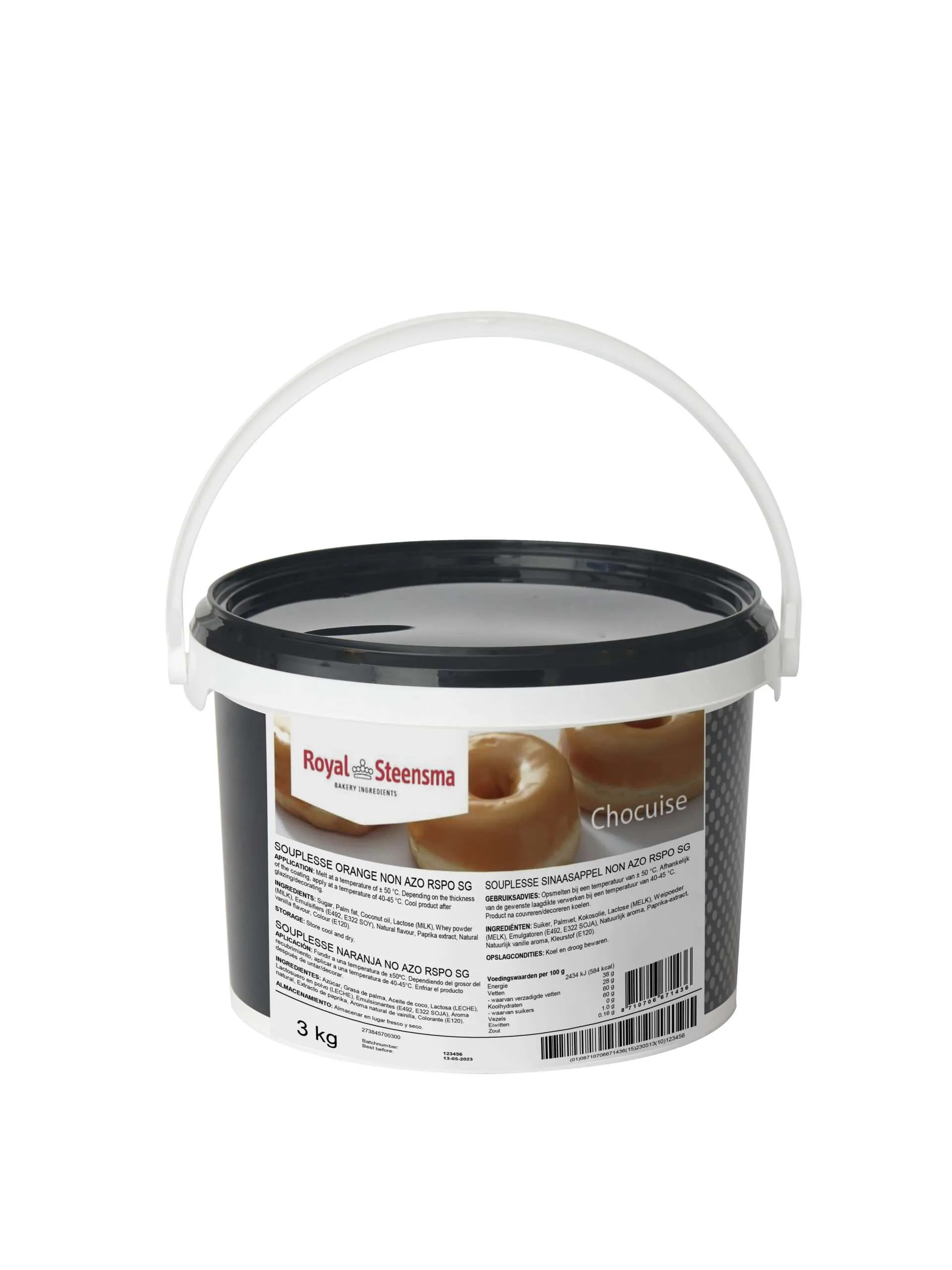 Glazura gogosi SOUPLESSE PORTOCALA 3 kg RS