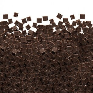 Bucati de ciocolata neagra termostabile Chunks mini 4_4_2mm 882501 10 kg BARB