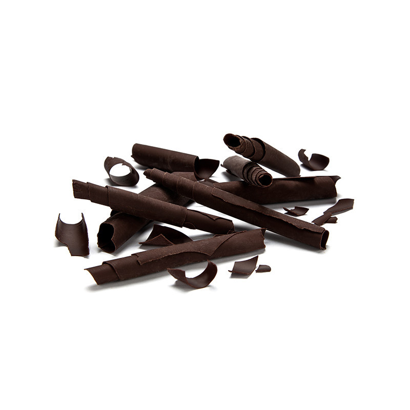 Decoratiuni din ciocolata neagra Shavings Dark 2,5kg 3345503 BARB