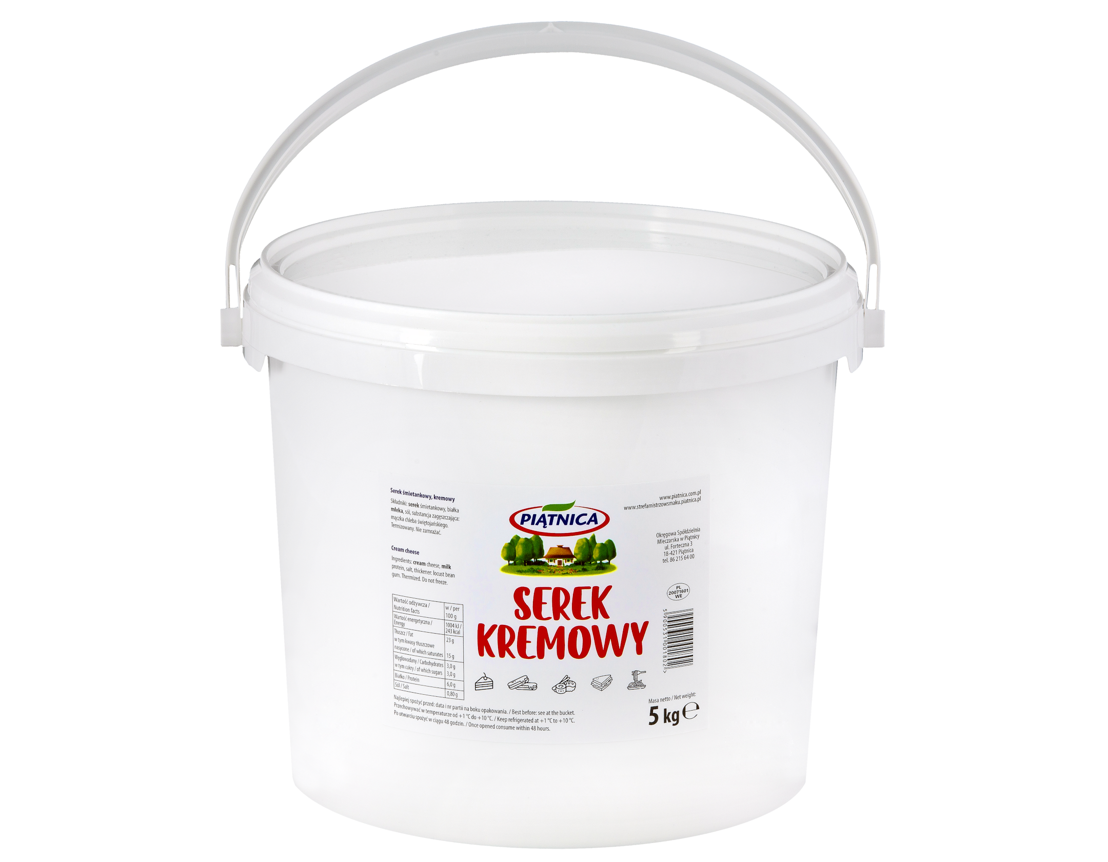 Crema de branza Twoj Smak HoReCa 5kg