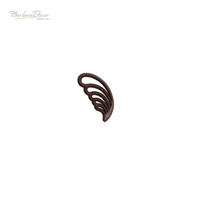 Decoratiuni din ciocolata neagra FEATHER 500 buc. 0,65kg 33105 BARB
