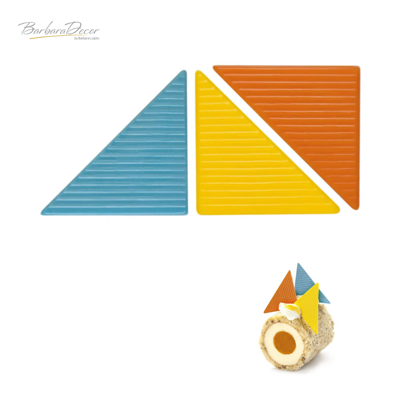 Decoratiuni din ciocolata MOZAICA COLORATA 0,6kg 33926 BARB