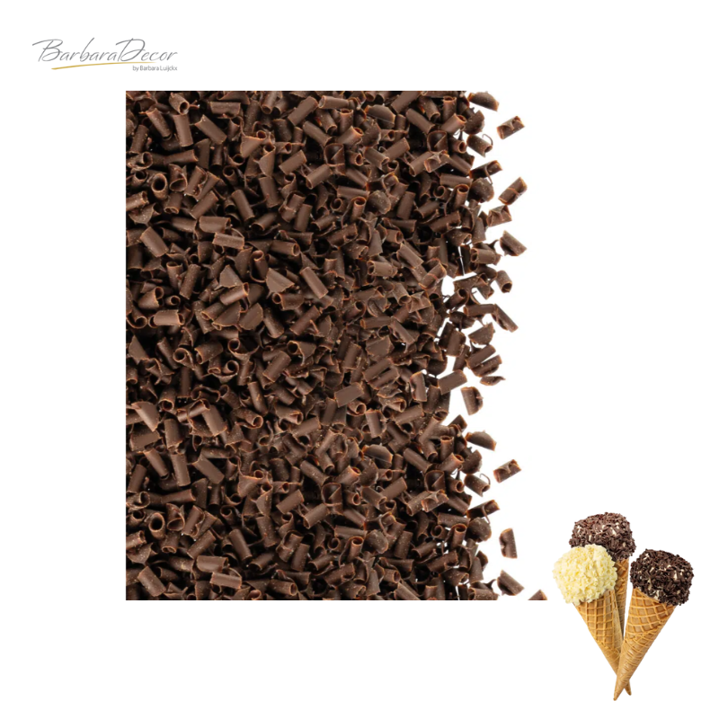 Decoratiuni din ciocolata Blossoms milk MICRO 4kg 33948764  BARB