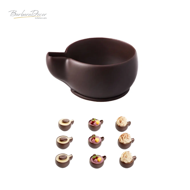 Decoratiuni din ciocolata COFFEE CUPS MINI 0,612 kg 3398 BARB