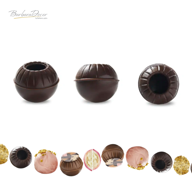 Decoratiuni din ciocolata neagraTRUFFLE SHEELS 1,563kg 1030 BARB