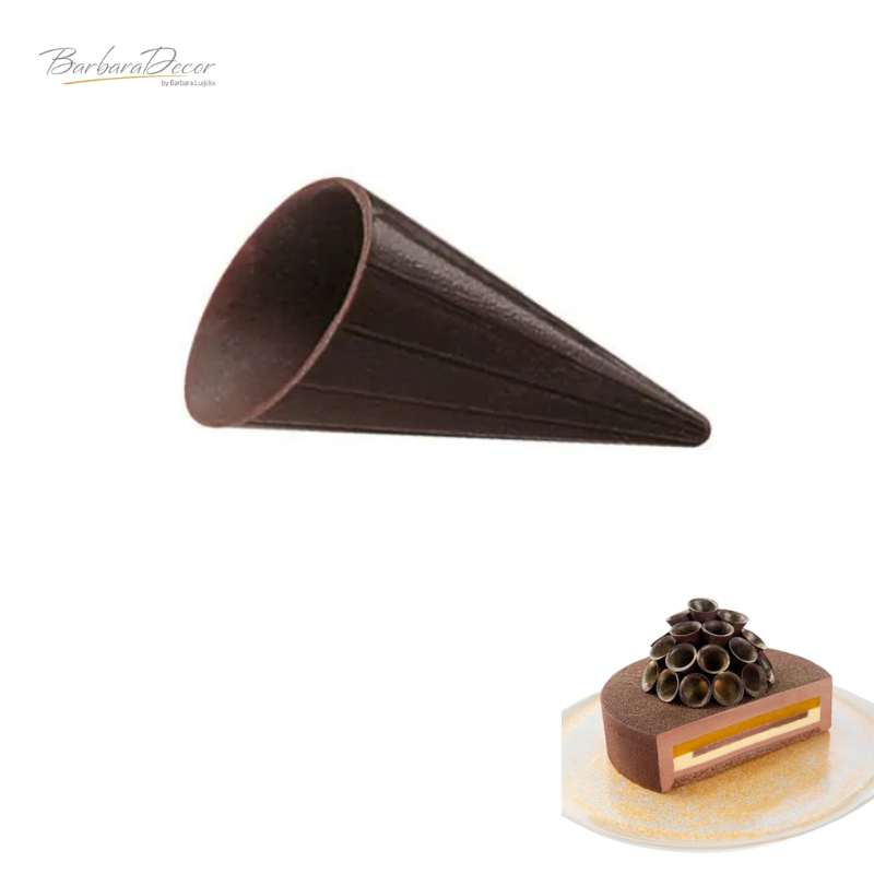 Decoratii din ciocolata neagra Cones 264 buc. 0.9kg 3366587 BARB