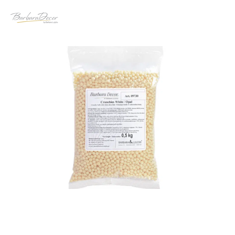 Orez expandat in ciocolata alba OPAL 0,5kg 09730 BARB