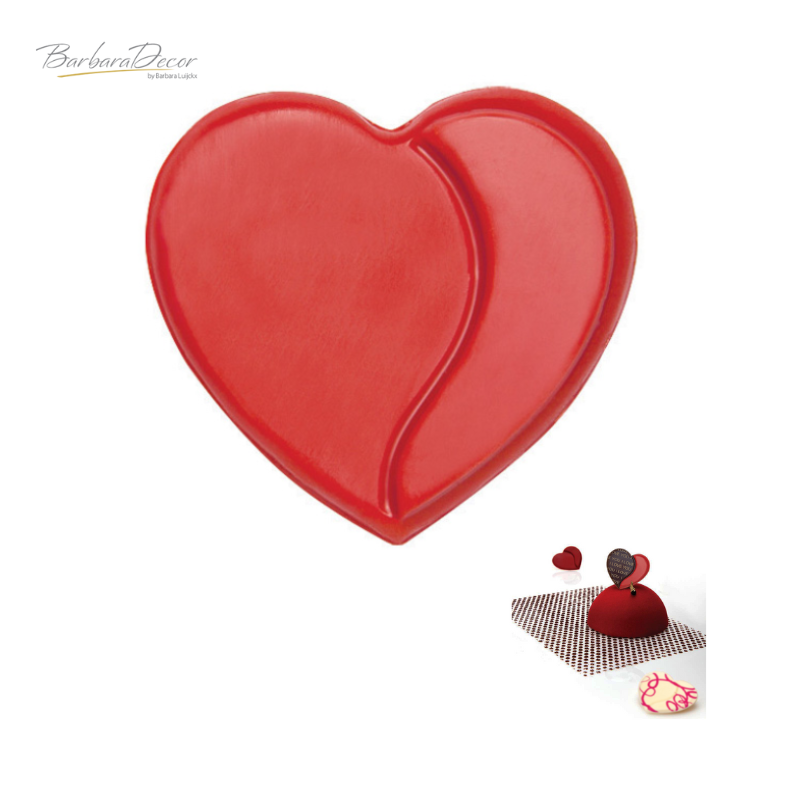 Decoratiuni din ciocolata INIMI DUO 240 buc. 0,72kg 33829 BARB