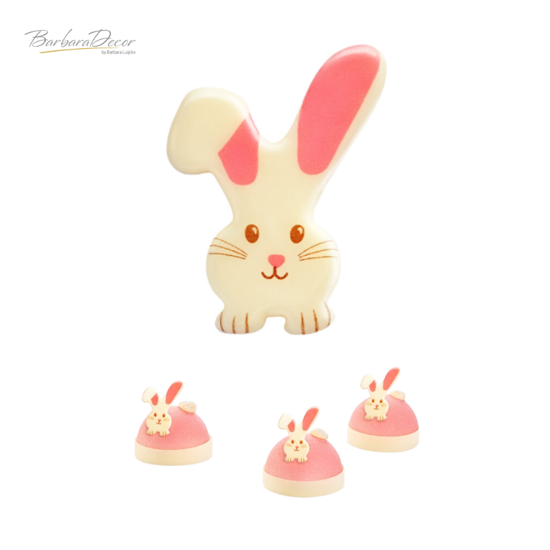 Decoratiuni din ciocolata BUNNY HEAD 0,220 kg 33747 BARB