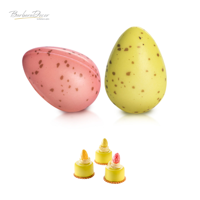 Decoratiuni de ciocolata Oua de Pasti cu pistrui 96buc. 0,53kg 33733 BARB