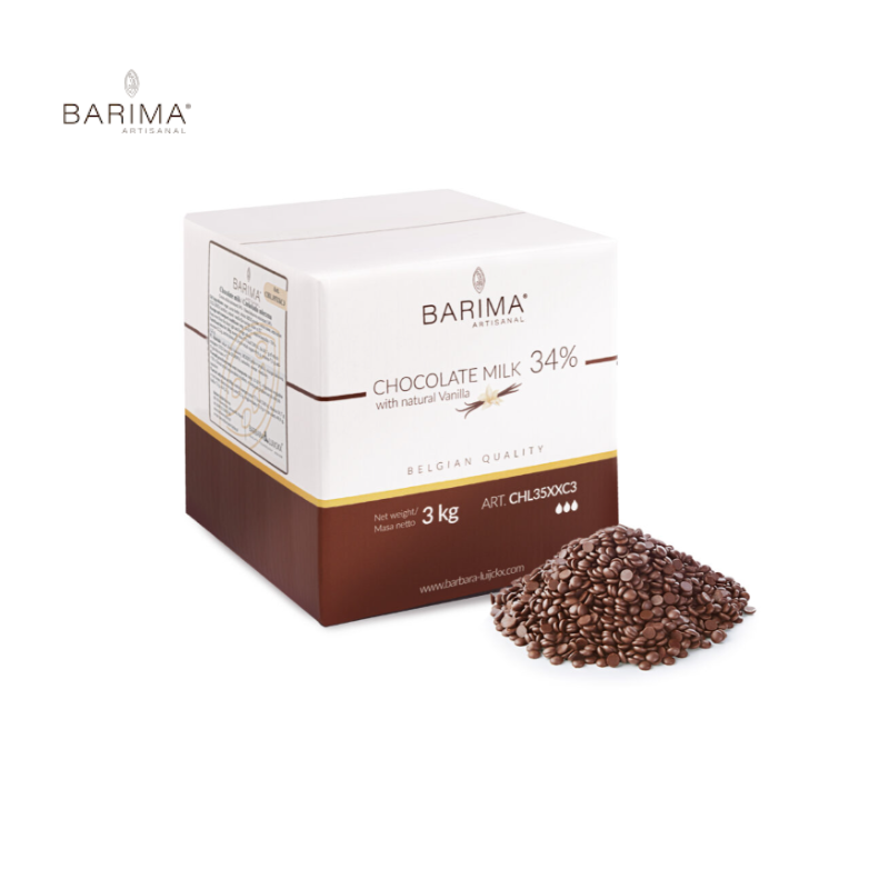 Ciocolata cu lapte 34% 3kg CHL35XXC3 BARB