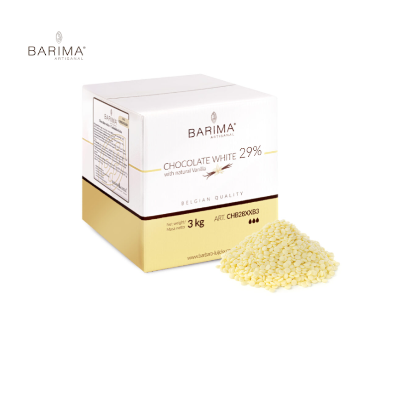 Ciocolata alba 29% 10kg CHB28XXB10 BARB