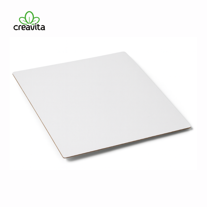 Platou tort patrat 2 fete  ALB/KRAFT 30x30 cm 3 mm TRK