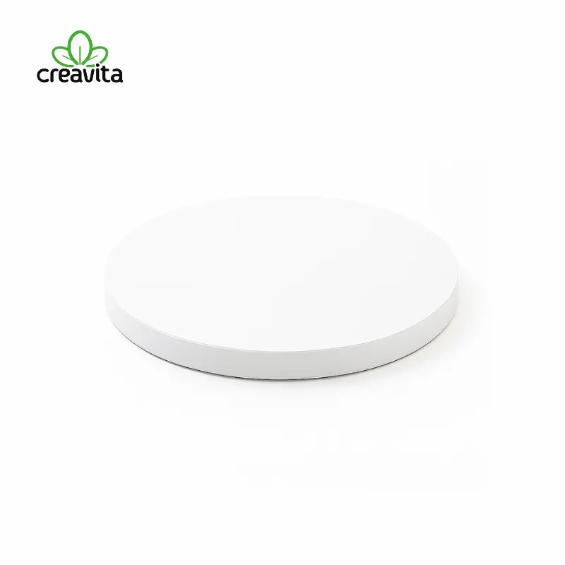 Platforma pentru tort rotunda alba Ø20xH1,2 cm GustaPro