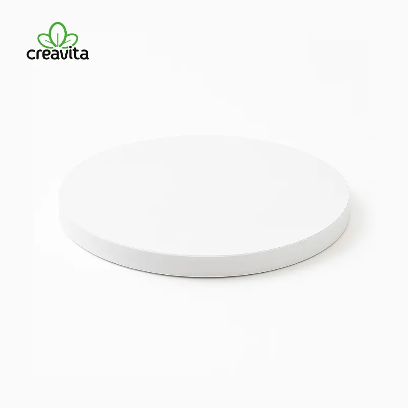 Platforma tort rotunda alba  Ø25,50xH 1,2 cm GustaPro