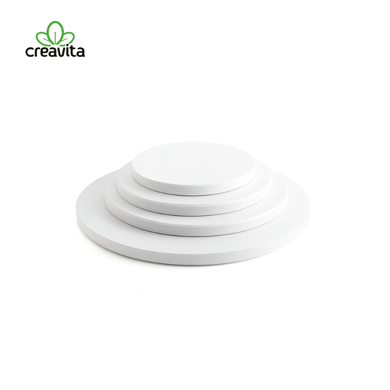 Platforma tort rotunda alba Ø35,50xH 1,2 cm GustaPro