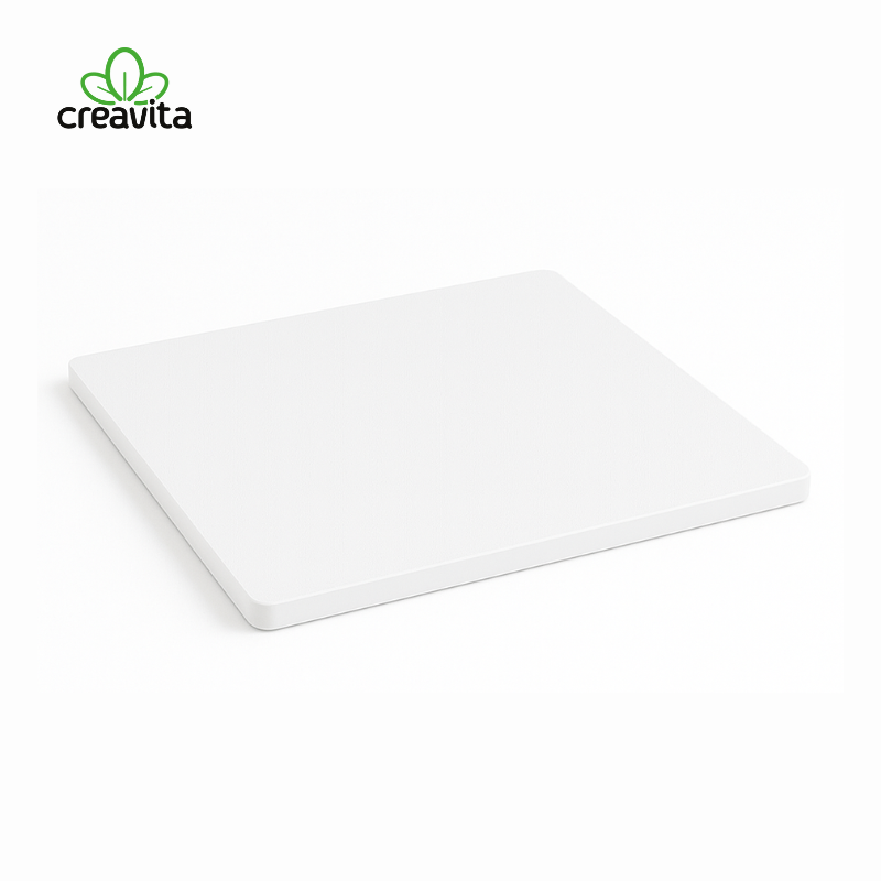 Platou pentru tort patrat alb 30x30cm H0,6 cm GustaPro