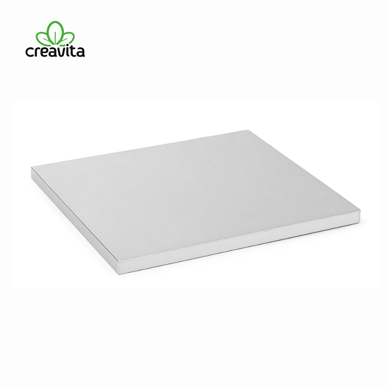 Platforma pentru tort argintie 25x35cm H1,2 cm GustaPro