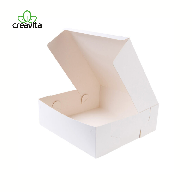 Cutie pentru tort alba  30,5x30,5x15cm GustaPro
