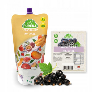 Piure de coacaza neagra 100% 1kg PURENA
