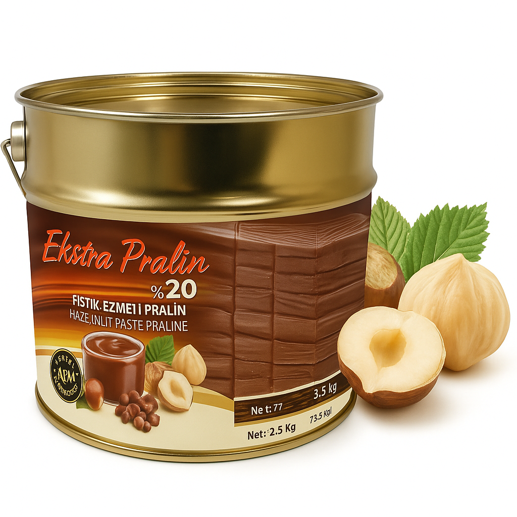 Crema de ciocolata cu alune praline 20% alune 12kg  APM