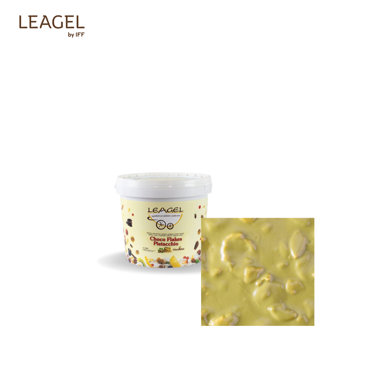 Sos CHOCO FLAKES PISTACHIO  RIPPLING SAUCE 4kg 233601  LGL