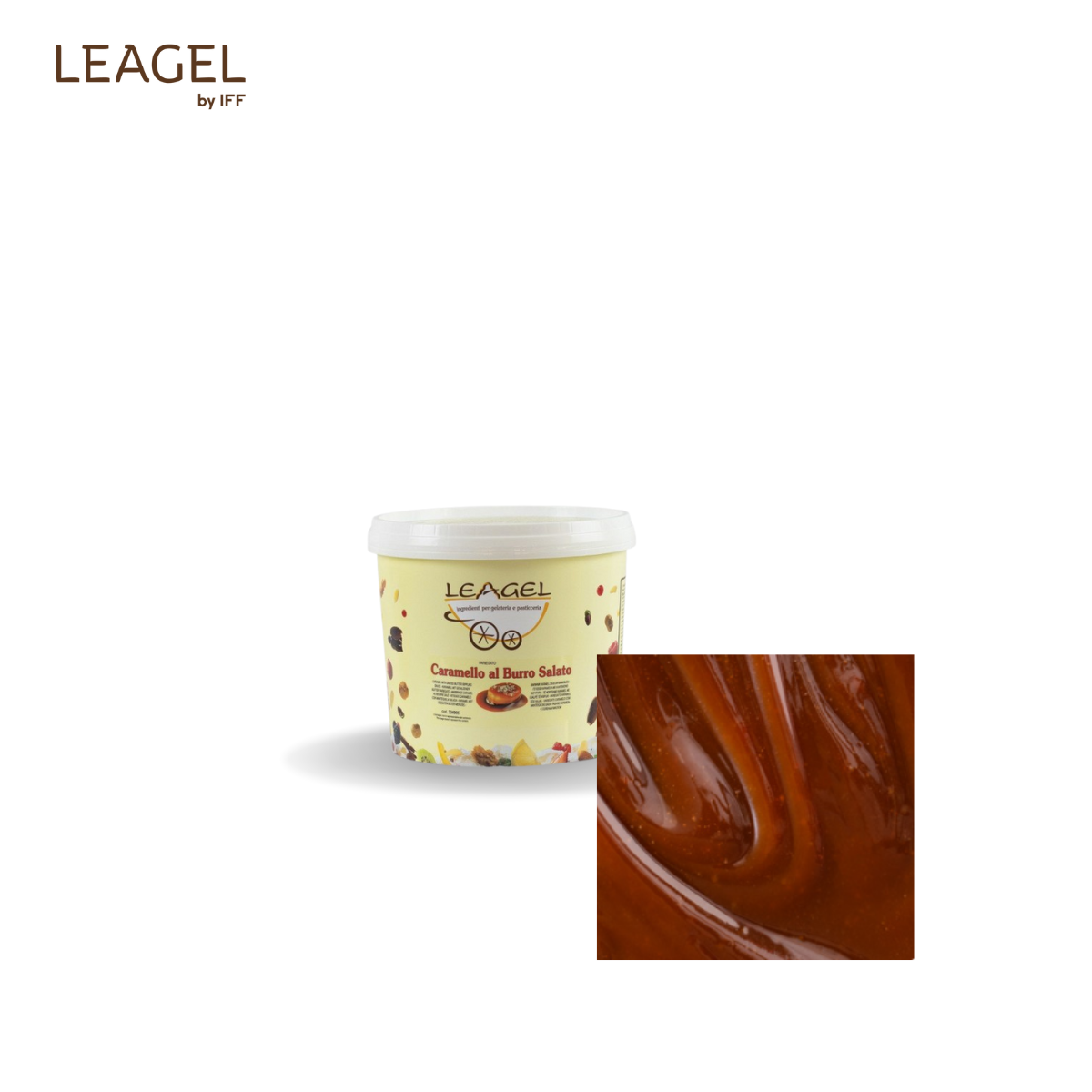 Sos Rippling Caramel cu unt sarat 3,5kg 334905 LGL