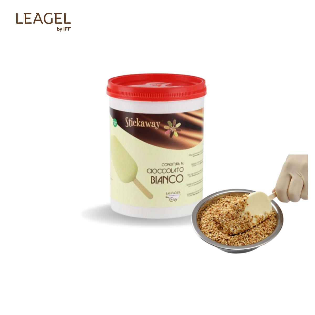 STICKAWAY Ciocolata alba 1,2kg 220130 LGL