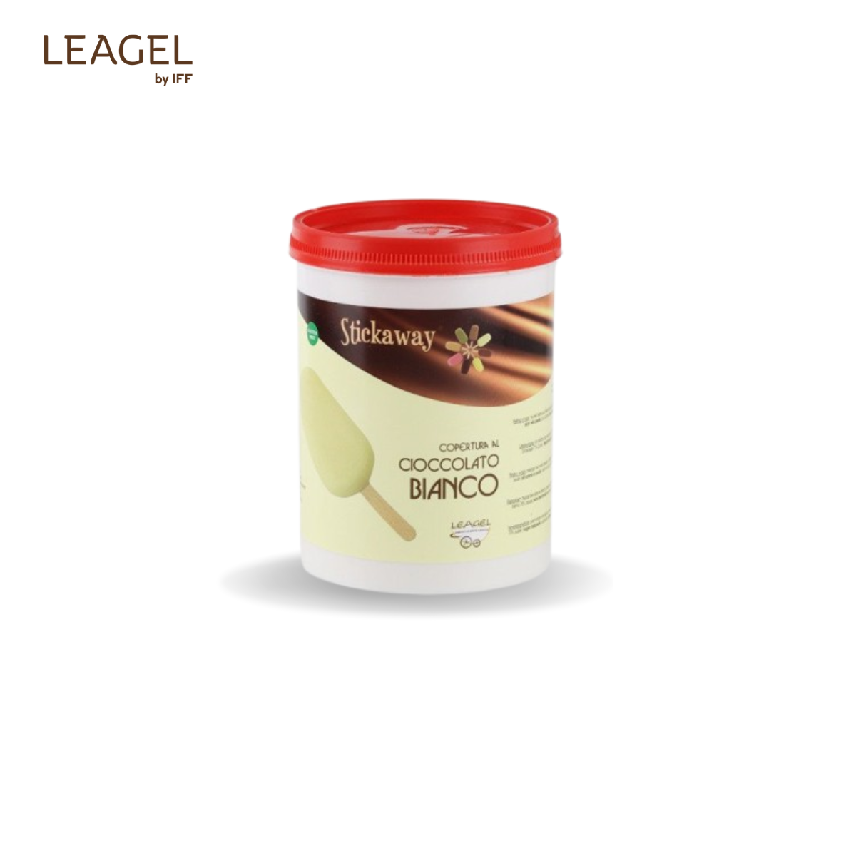 STICKAWAY Ciocolata alba cu spirulina 1,2kg 222030 LGL