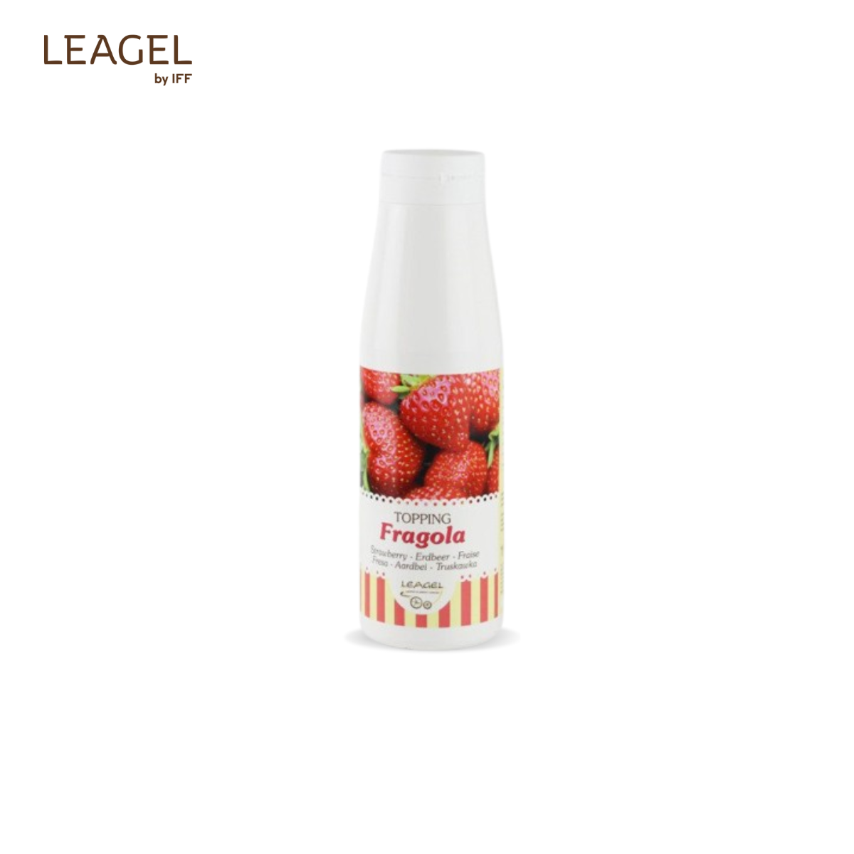Topping de capsuni, sticla plastic 1 kg 350001 Leagel