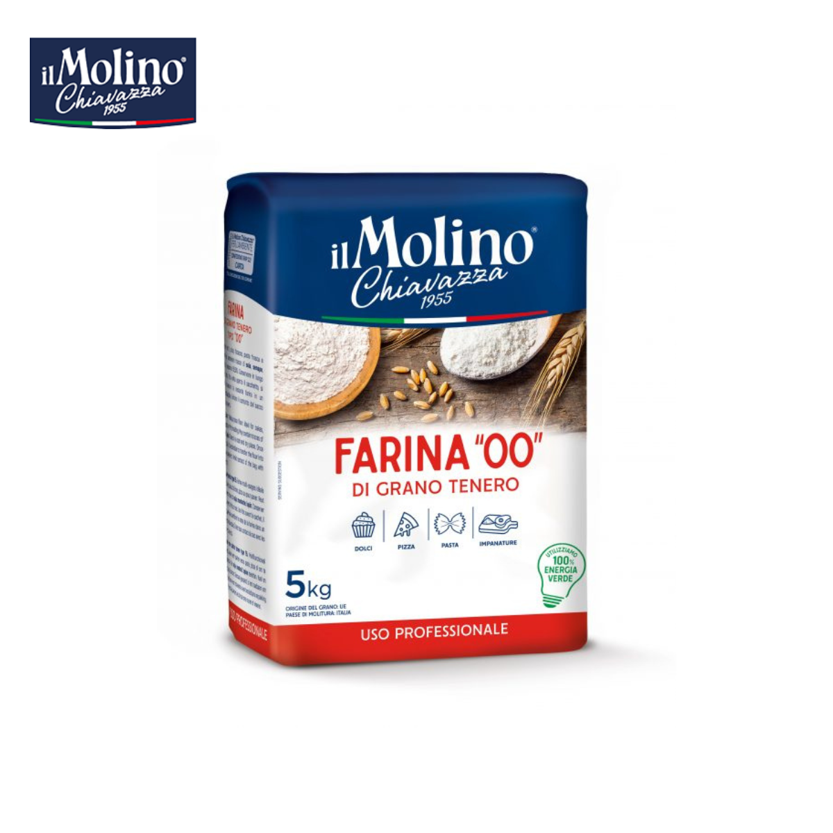 Faina din grau tip 00 Selezione 100% Grano Italiano Molino Chiavazza