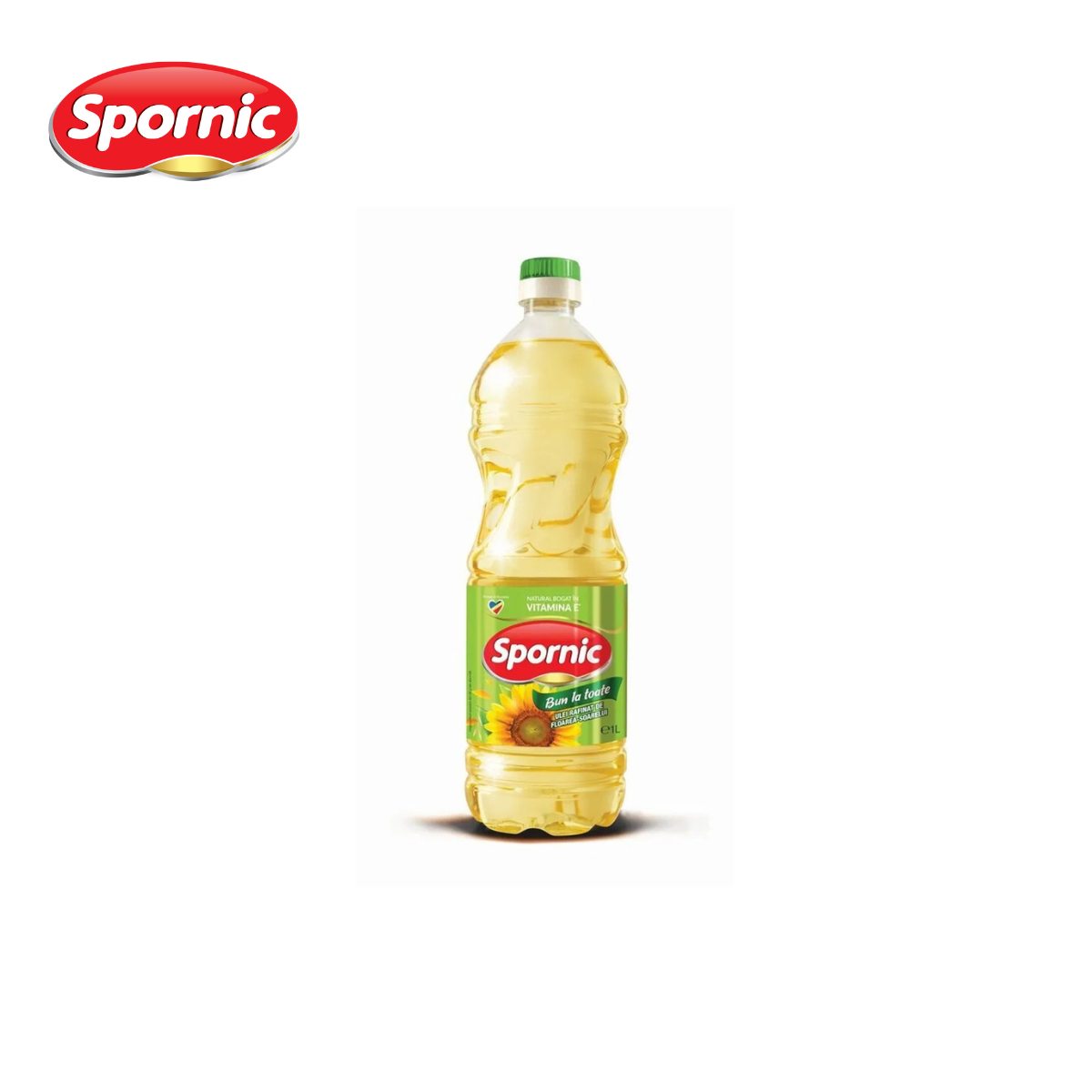 Ulei rafinat de floarea-soarelui Spornic Bun la Toate 1L Prutul