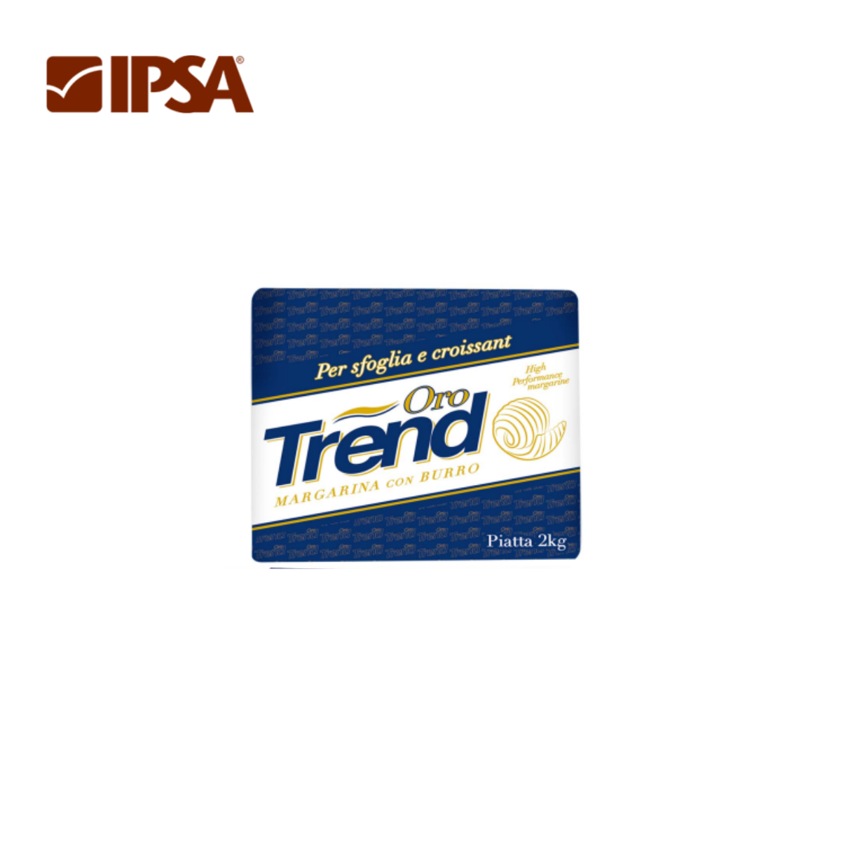 Margarina melanj foietaj cu unt 4% TREND ORO, 2kg, 0292 Ipsa
