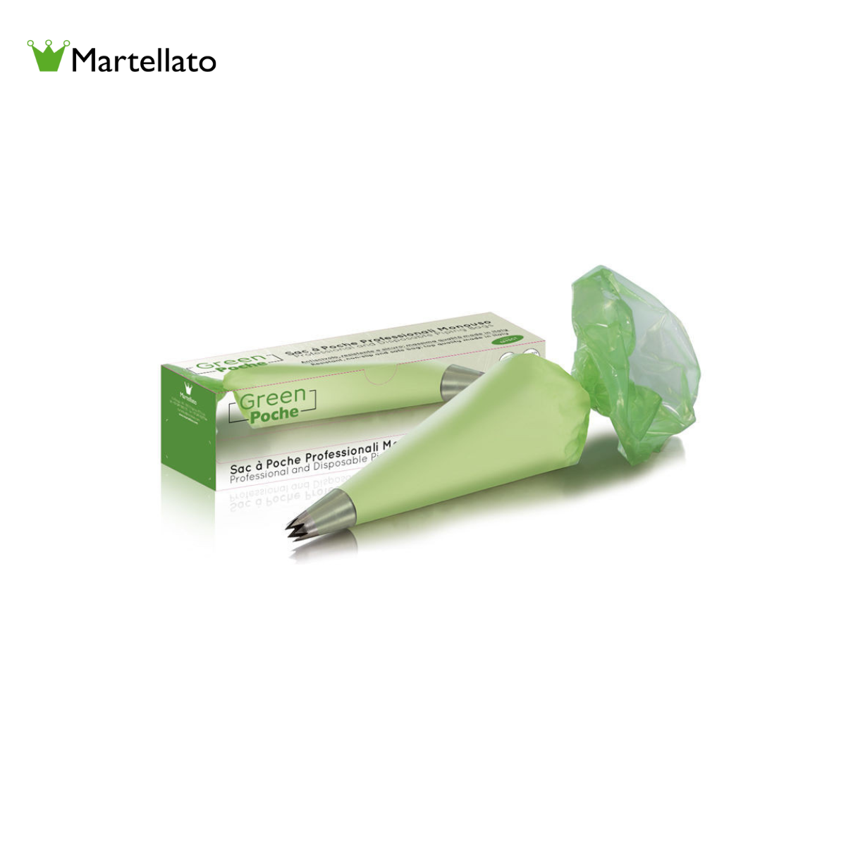 Punga crema polietilena verde H 55 50-1055