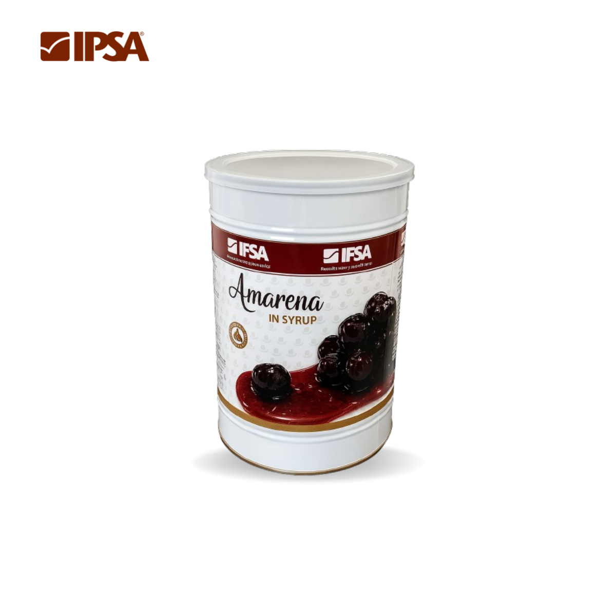 Cirese negre amarena in sirop 18/20mm, 3,2kg, 6218 Ipsa