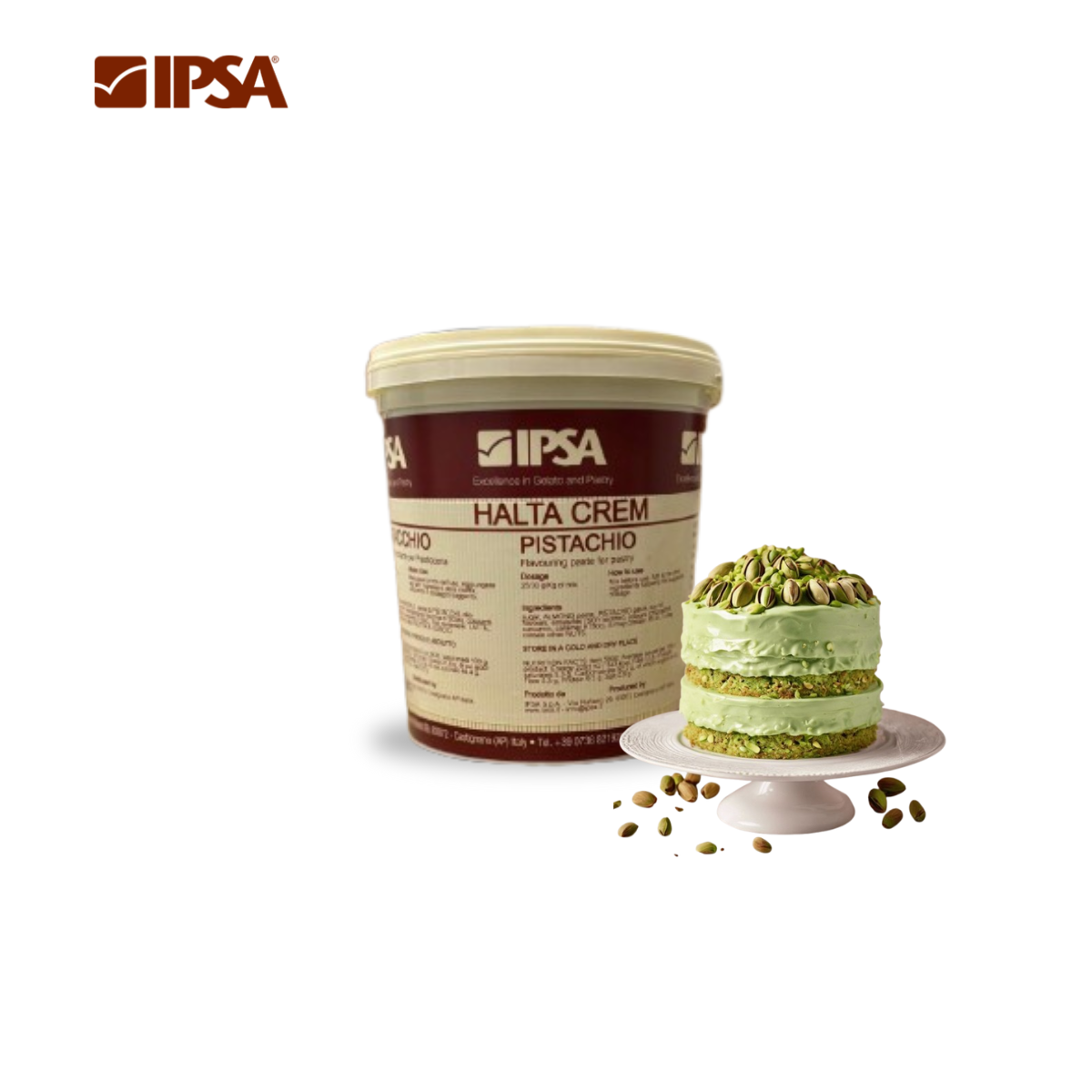 Pasta aromatizanta fistic HALTA, 1,2kg, 5830 Ipsa