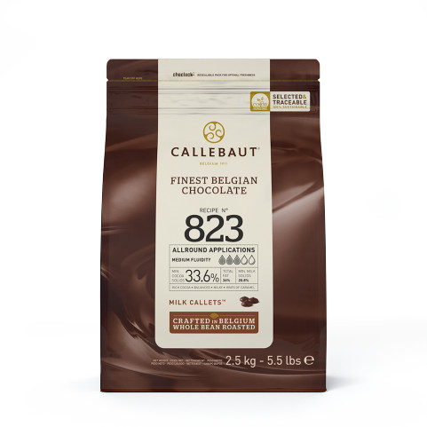 Ciocolata cu lapte 33,6% cacao 823 2,5kg Callebaut