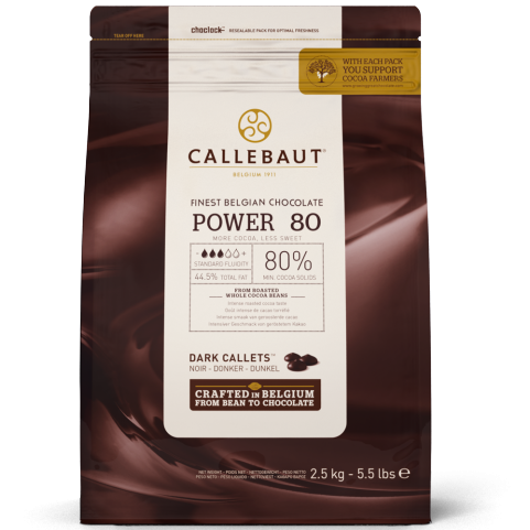 Ciocolata neagra POWER80 80% 2,5 kg 80-20-44-E4-U71 BARRY